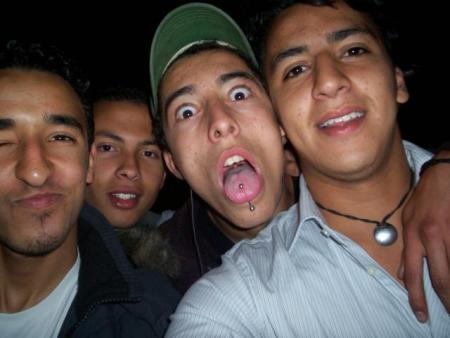 Hamza,Adil,Moi et enfin Manssour